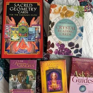 5 piece card reading set